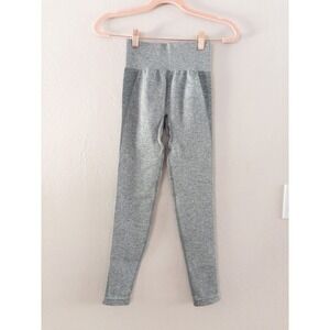 Gymshark Leggings High Waisted Seamless Workout Fitness Gym‎ Activewear Gray XS